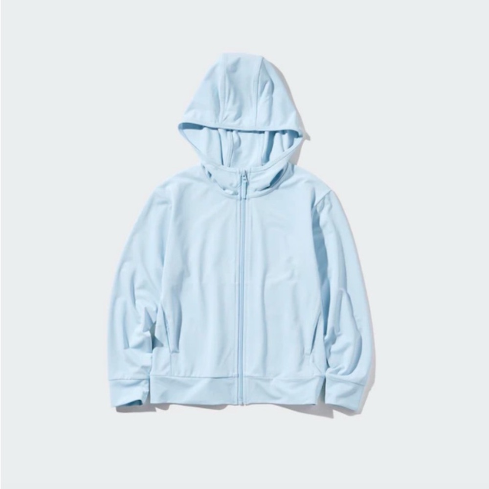 Uniqlo Kids Light Blue Zip Hoodie